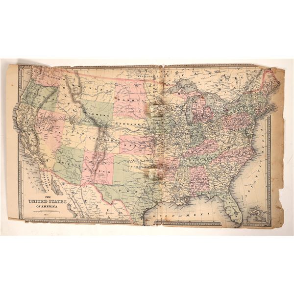 U.S. Map c1874 [187281]