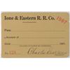 Image 1 : Ione & Eastern RR Co. pass 1907 [179516]