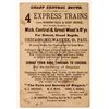 Image 2 : Michigan Central & Great Western Ad Card [186561]