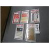Image 2 : 5-Collector Sports Trading Cards Bradshaw/Brown/Bryant/Jeter in Sleeve - 5 X $
