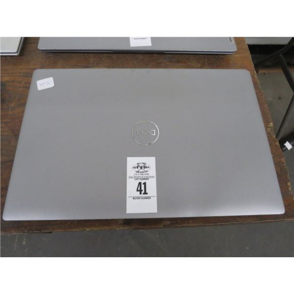 Dell Silver Laptop Computer - Hard Drive Removed - No Adapter