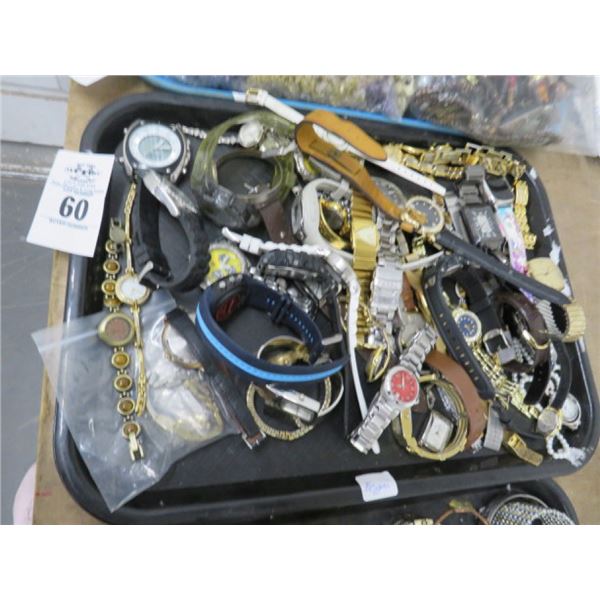 Tray of Asst. Watches