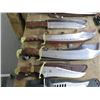 Image 4 : 9-Large Collector Knife w/Sheath - 9 X $