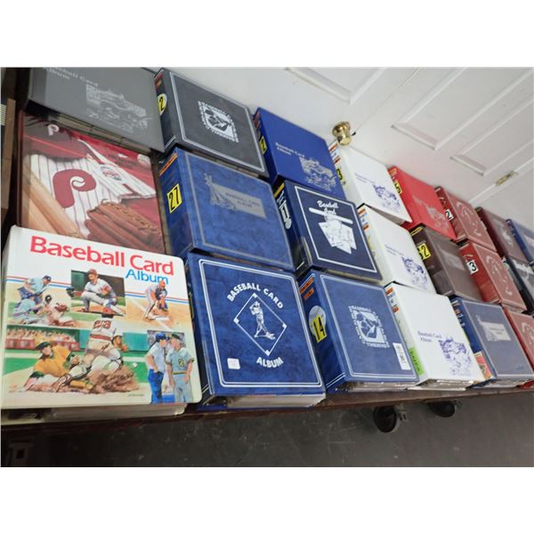 18-Sports Trading Card Albums - 18 X $