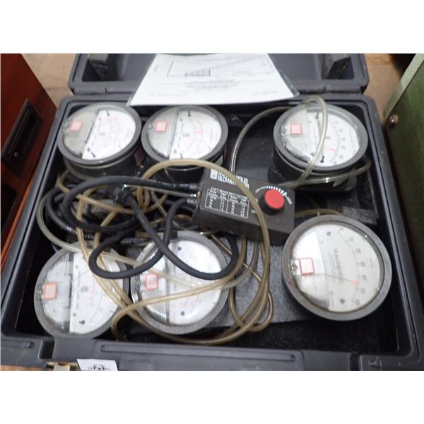 Blower Door Duct Monitoring System