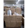 Image 1 : 21-SLV New Large Brushed Metal Hanging Fixture - 21 X $  - #1928