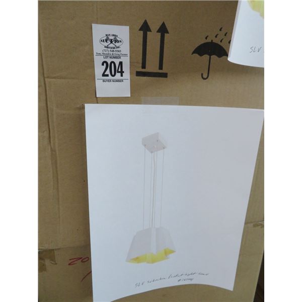 45-SLV New Contemporary White Hanging Fixture - 45 X $ - #2511
