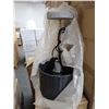 Image 3 : 23-SLV New Contemporary Basket Weave Shade Table Lamp  - 23 X $ - #1750