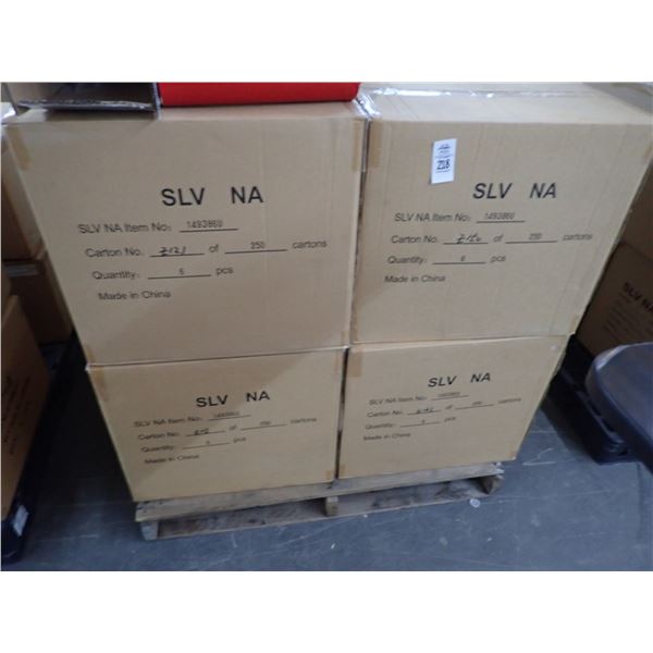 11-SLV New Red Contemporary Hanging Fixture - 6 Pack - 11 X $ - #986