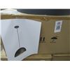 Image 1 : 3-SLV New Black Dome Hanging Fixture - 3 X $ - #1653