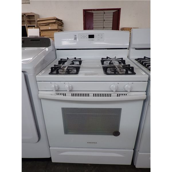 Amana New Gas White Range/Oven