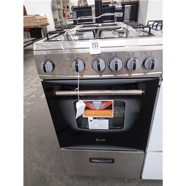 Avante New S/S Mini Gas Range/Oven