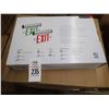 Image 2 : 6-SLV New Lighted Exit Sign s - 6 X $