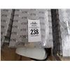 Image 2 : 4-SLV New White Hanging Fixture - 4 X $