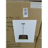 Image 1 : 20-SLV New Black Shaded Round Hanging Fixture - 20 X $ - #5400