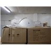 Image 1 : 4-SLV New White Dome Hanging Fixture - 4 X $ - #1653