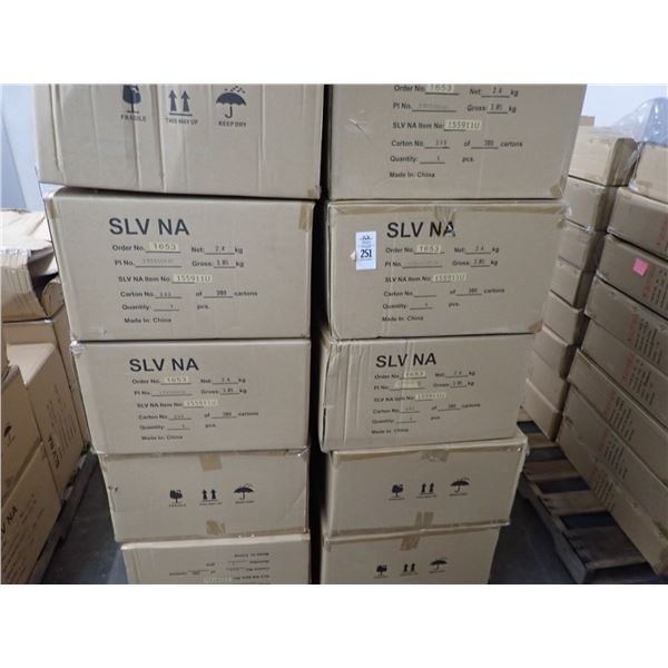 16-SLV White Dome Hanging Fixture - 16 X $ - #1653