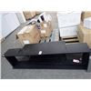 Image 1 : Black TV Console w/Glass Shelf