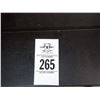 Image 2 : Black TV Console w/Glass Shelf
