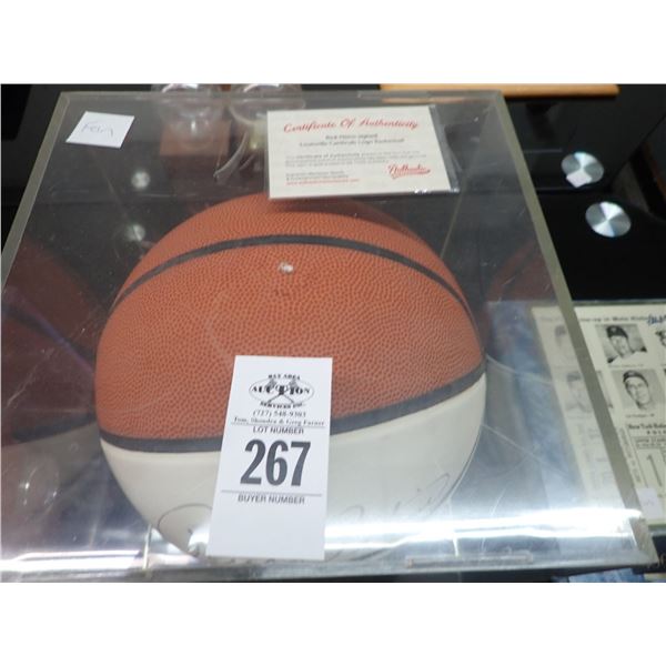 Rick Pitino Autographed Louisville Cardinal Basketball w/COA