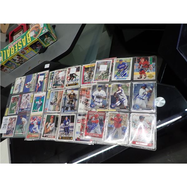 Autographed Sports Trading Cards - 36