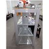 Image 1 : Contemporary Grey and Glass Audio Console