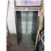 Image 1 : Grey w/Glass Shelf Audio Console