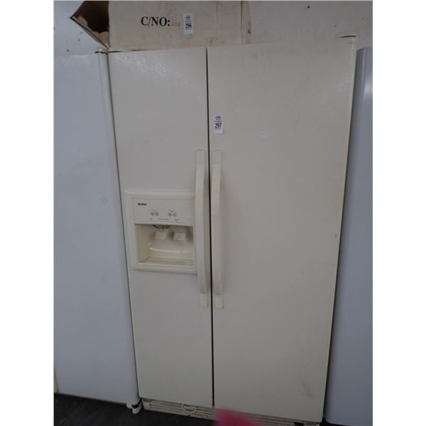 Kenmore Almond Side By Side Ref/Freezer w/Ice Maker