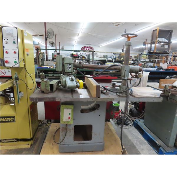 Rockwell Unisaw w/Holzher Power Feeder Unit and Shaper Head
