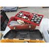 Image 3 : Toolboxes w/Grease Guns, Long Drill Bits, Paints, Dryer