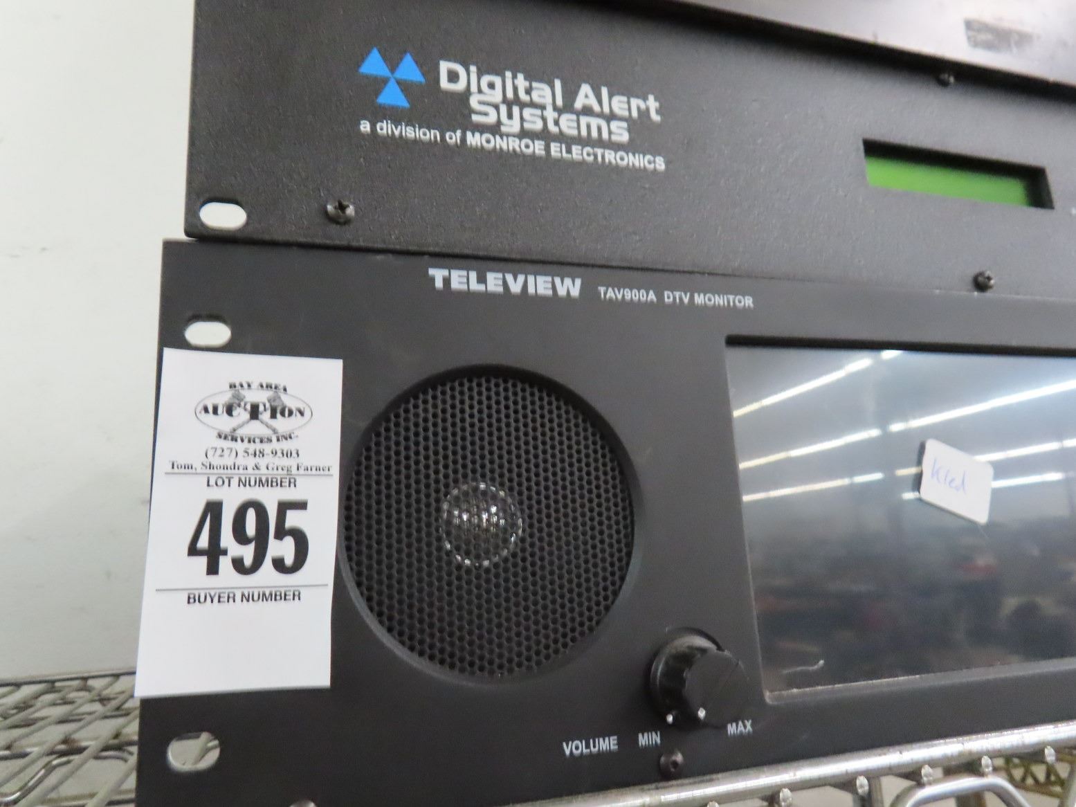 Tele View Monitor Teleview DT View Monitor, Technics Amp, Receiver, Audio Equipment