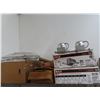 Image 1 : Recessed Lighting, Ext. Cords, Splitters, Masking Paper - Top Shelf