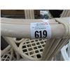 Image 2 : Pickled Rattan High Bar Table Base