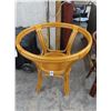 Image 1 : 7-Light Brown Larger Rattan Table Base - 7 X $