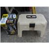 Image 1 : 3 Ton Jack Stands - Pair, Toolbox,  Step Stool