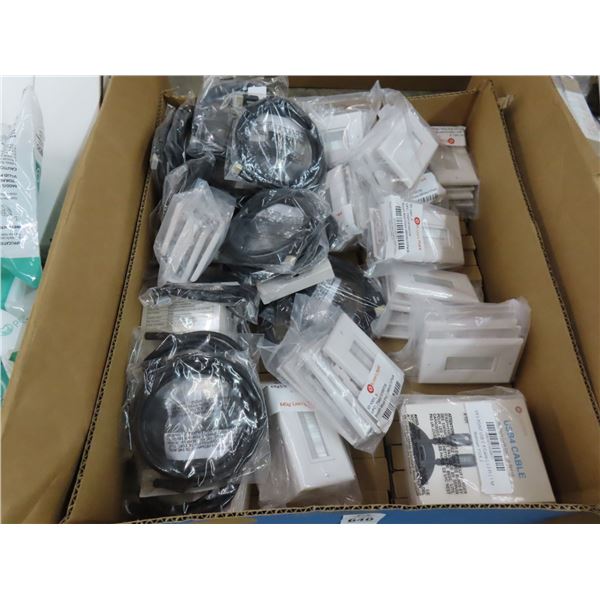 Cable and Switch Plate in Box