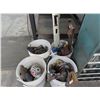 Image 1 : Buckets 4 w/Asst.Hand Tools
