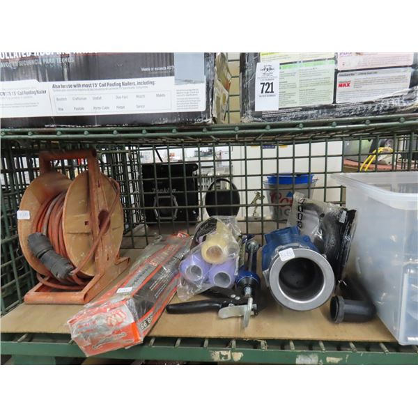 Hand Tools, Puller, Cord Reel, Supplies On Shelf