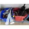 Image 1 : Tubs 2 w/Auto Parts, Video Splitters, Supplies