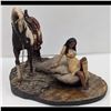 Image 2 : Vintage Daniel Monfort "Princess Wahkuna" Western Hydrostone Statue