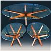 Image 1 : Set Of Mid Century Modern Adrian Pearsall Coffee Table And Two End Tables