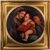 Image 1 : Large 18th-19th Century Oil On Canvas Family Portait Painting