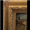 Image 7 : Signed Mid 20th Century French Artist B Dyer Oil On Canvas Scenic Painting With Gilt Frame