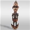 Image 1 : A Large Wood Carved Papua New Guinea Two-Face Spirit Sepik Figure