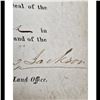 Image 9 : Early Andrew Jackson Document March 16th 1829, 12 Days After His Inauguration 03/04/1829