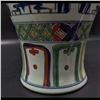 Image 7 : Large Chinese Hand Painted Doucai Meiping Story-Telling Vase With Calligraphy