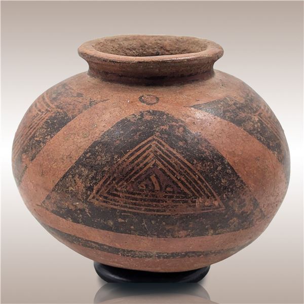 Mid-American Redware Pot, Possibly Prehistoric