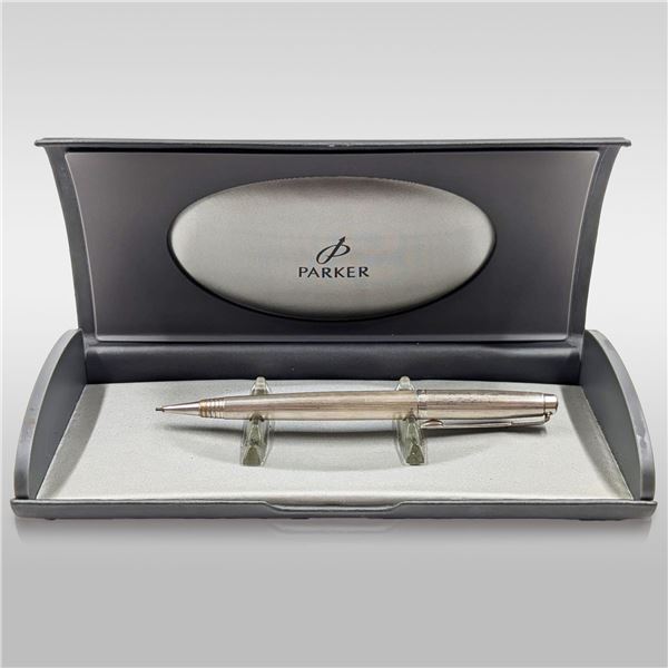 A Fine Parker Line Silvertone Finish Ladies Mechanical Pencil From The Parker 45 Era Series