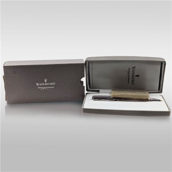 A Fine Waterford Line Platinum Finish Mechanical Pencil With Original Box/Case
