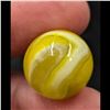 Image 2 : Marbles: Lot Of 3 Yellow Akro Agate Corkscrew Marbles